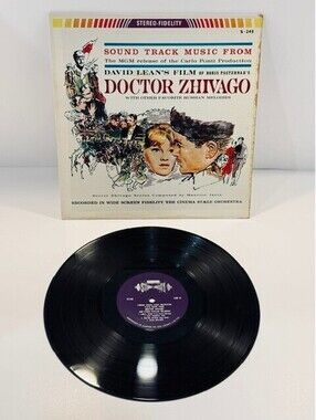 Doctor Zhivago Soundtrack Vinyl LP Somerset SF-248 Laras Theme Cinema Orchestra